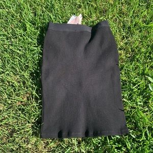 Philosophy Ribbed Pencil Skirt